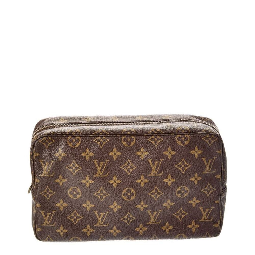 Louis Vuitton Brown Monogram Canvas Trousse Toilette 28 (Authentic Pre-Loved)